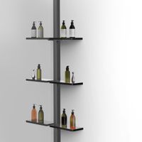 Душевая перегородка Walk-In , 1000*2000, вороненая сталь, стекло зеркальное арт-VSW-1HWS100MRGM — фото 1, Душевые перегородки