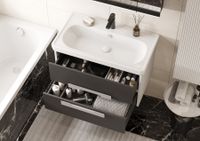 Тумба АР-ДЕКО 85, 2 ящ., серый кобальт (под раковину НЕО КЛАССИК 85) арт-1A280401DD8D0 — фото 8, Тумбы под раковину