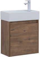 Тумба под раковину Aquanet Nova Lite 50 дуб рустикальный (1 дверца) арт-00298855 — фото 11, Тумбы под раковину