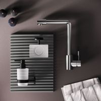 F85B05011 X-Joy S, смеситель для кухни с L-изливом, сатин — фото 3, Смесители для кухни