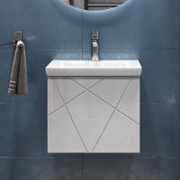 Товар: Тумба под раковину VIGO Geometry 50 подвесная белый (032) - фото 2 Тумба под раковину VIGO Geometry 50 подвесная белый (032) — фото 2, Тумбы под раковину