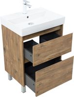 Тумба с раковиной Aquanet Nova Lite 2.0 60 напольная цв. дуб рустикальный арт-00348191 — фото 5, Тумбы с раковиной