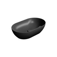 Товар: раковина накладная PURA 60x37 без перелива черный матовый арт-883426 - фото 2 раковина накладная PURA 60x37 без перелива черный матовый арт-883426 — фото 2, Раковины накладные