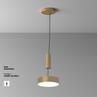 Товар: Потолочный светильник Technical C032CL-24W4K-RD-MG - фото 5 Потолочный светильник Technical C032CL-24W4K-RD-MG — фото 5, Подвесные светильники