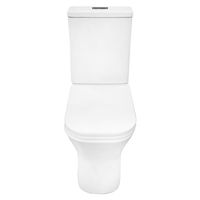 Унитаз-компакт Azario Milagro 350х650х830 напольный, безободковый, система смыва "Торнадо", быстросъемное сиденье микролифт арт-AZ-8502 — фото 1, Напольные унитазы