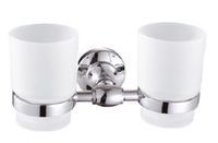 Стакан керамика двойной 52003 — фото 1, Стаканы для зубных щеток