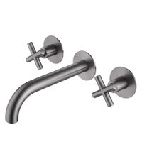 Товар: Смеситель ABBER Wasser Kreis AF81121NG для раковины скрытого монтажа, никель - фото 1 Смеситель ABBER Wasser Kreis AF81121NG для раковины скрытого монтажа, никель — фото 1, Смесители для раковины