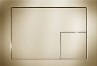 KK-POL SPP/374/BG/K M10 Пластиковая панель смыва для инсталляции, цвет золото брашированное — фото 1, Панели