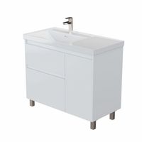 Товар: Тумба под раковину Aquanet Nova Lite 2.0 90 напольная, белый глянец, левая 00346339 - фото 2 Тумба под раковину Aquanet Nova Lite 2.0 90 напольная, белый глянец, левая 00346339 — фото 2, Тумбы под раковину