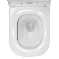 Унитаз подвесной Azario RIANO 350х490х350 безободковый, слив "Скрытое Торнадо", с быстросъемным сиденьем микролифт арт-AZ-2808E — фото 7, Подвесные унитазы