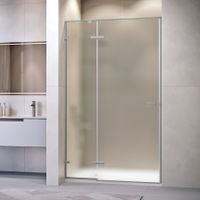 Душевая дверь RGW SV-004Gr 110x200, профиль серый, стекло матовое/8 мм (EasyClean), арт-353200411-210 — фото 2, Распашные душевые двери