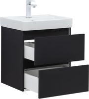 Тумба под раковину Aquanet Вега 2.0 50 черный арт-00337952 — фото 5, Тумбы под раковину