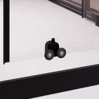 Душевой уголок RGW PA-040B 80x120, прямоугольный, профиль черный, стекло прозрачное/6 мм, арт-3508104082-14 — фото 5, Прямоугольные душевые уголки