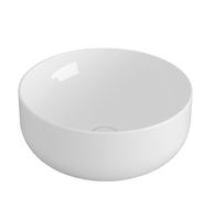 Раковина SIMAS BALLOON накладная без отверстий цвет белый BA01 — фото 1, Раковины накладные