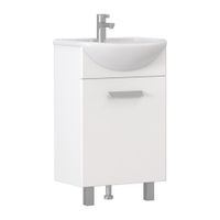 Тумба под раковину VIGO Hoska 50 напольная белый (228) — фото 1, Тумбы под раковину