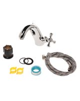 Orange Classic Pro M72-021cr смеситель для раковины двухвентильный, хром — фото 4, Смесители для раковины