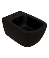 Биде GLOBO GENESIS подвесное с одним отверстием цвет черный матовый арт-GNS09AR — фото 1, Биде подвесные