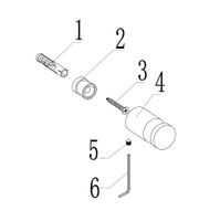 Крючок ABBER Osten 316 AA1850BST сталь брашированная — фото 2, Крючки для полотенец