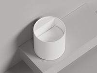 Раковина накладная ARMONIA ROUND TOP 03
без отверстия под смеситель 130423TM — фото 9, Раковины