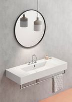 Товар: раковина подвесная/накладная KUBE X 120x47 белый арт-9452111 - фото 4 раковина подвесная/накладная KUBE X 120x47 белый арт-9452111 — фото 4, Раковины подвесные