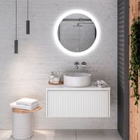 Тумба подвесная MONACO 80 /белый софт/ AQUA DE MARCO 2080WFMON — фото 10, Тумбы под раковину