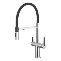 Смеситель для кухни с подключением фильтра для воды Rose , хром арт-R458 — фото 1, Смесители для кухни