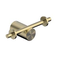 Крючок двойной ABBER Osten 316 AA1852BG золото брашированное — фото 1, Крючки для полотенец