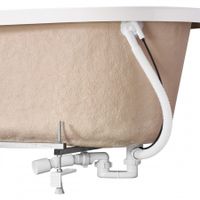 Товар: Монтажный комплект для ванны ИБИЦА 150х100 см. (рама, слив-перелив с сифоном, крепеж к стене, крепеж 1WH112433 - фото 1 Монтажный комплект для ванны ИБИЦА 150х100 см. (рама, слив-перелив с сифоном, крепеж к стене, крепеж 1WH112433 — фото 1, Ванны и комплектующие