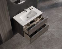 VICTORIA-N UNIK Мебельная раковина 80, белая, ROCA арт-732799C000 — фото 6, Раковины встраиваемые сверху