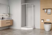 Душевой уголок Aquanet Bright 90x90 AE90-P-90x90-CT хром — фото 1, Душевые уголки