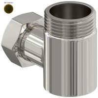 Уголок Уголок переходной Сунержа (G 1" НР х G 3/4" НГ) Флок бронза арт-50-1505-0134 — фото 2, Комплектующие для полотенцесушителей