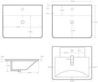Тумба с раковиной Aquanet Оптима 50 цв. дуб светлый/белый сатин 00345350 — фото 18, Тумбы с раковиной