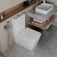 Унитаз напольный безободковый D&K Berlin , белый арт-DT1437016 — фото 3, Напольные унитазы