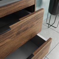 База под раковину Chiara 2D 800 подвесная, 2 выкатных ящика soft-close, С.Oak арт-VMC-2C2800CO — фото 11, Тумбы под раковину