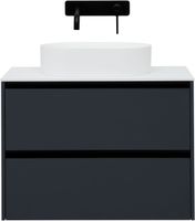 Тумба под раковину Allen Brau Activity 90 антрацит матовый/черный браш арт-1.34005.AM — фото 4, Тумбы под раковину
