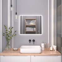 Зеркало с LED-подсветкой SIRIUS (50*60) /AQUA DE MARCO SIR50/60 — фото 7, Зеркала в ванную комнату