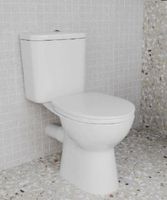 HIMMEL Унитаз безободковый с бачком и сиденьем микролифт из термопласта NORM (VITRA) арт-9864B099-7207 — фото 1, Напольные унитазы