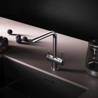 Товар: F8F05711 Func, смеситель для кухни с L-изливом с каналом для питьевой воды, сатин - фото 3 F8F05711 Func, смеситель для кухни с L-изливом с каналом для питьевой воды, сатин — фото 3, Смесители для кухни