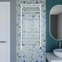 Полотенцесушитель электрический Grota Alto 530х1200 белый Alto 530х1200 RAL9016 EL — фото 5, Электрические полотенцесушители