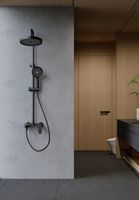 Товар: Душевая система BELZ B24713-7, черный - фото 1 Душевая система BELZ B24713-7, черный — фото 1, Душевые стойки