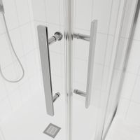 Душевой угол Veconi Evo 300 CH, 1000х900x1950, хром, прозрачное стекло E3-CH-10090-01-C9 — фото 2, Душевые уголки трапеция