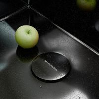 Декоративная крышка Milacio MCU.004.MB, чёрный — фото 3, Прочие комплектующие для слива и канализации