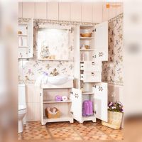 Комплект мебели для ванной Бриклаер КАНТРИ 65KP, бежевый дуб прованс — фото 5, Комплекты мебели для ванной