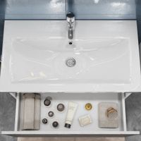 Тумба под раковину VIGO Geometry 80 подвесная бетон (035 бетон) — фото 5, Тумбы под раковину