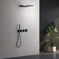 Товар: Душевая система встроенная с термостатом Timo Saona SX-2350/03SM черный - фото 1 Душевая система встроенная с термостатом Timo Saona SX-2350/03SM черный — фото 1, Встраиваемые душевые комплекты