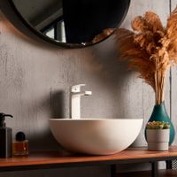 Раковина Nemi 390 круглая, белый матовый, MonteBianco арт-20141 — фото 3, Раковины накладные