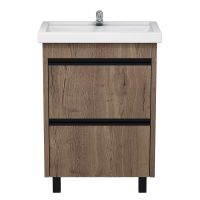 тумба Монреаль 60 (Фостер 60) DB2 напольная, дуб галифакс без умывальника MFR19695OH — фото 1, Комоды и тумбы для ванной комнаты