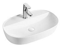 Товар: Раковина накладная Azario 610x400x120 белый арт-AZ-2203 SP - фото 3 Раковина накладная Azario 610x400x120 белый арт-AZ-2203 SP — фото 3, Раковины накладные