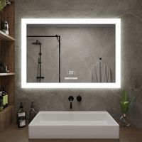 Зеркало с LED-подсветкой ELTON (100*70) /AQUA DE MARCO Elt100/70 — фото 1, Зеркала в ванную комнату