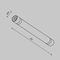 Комплектующие для систем освещения с токоведущими элементами Technical арт-CA011-L300-B — фото 3, Комплектующие для освещения